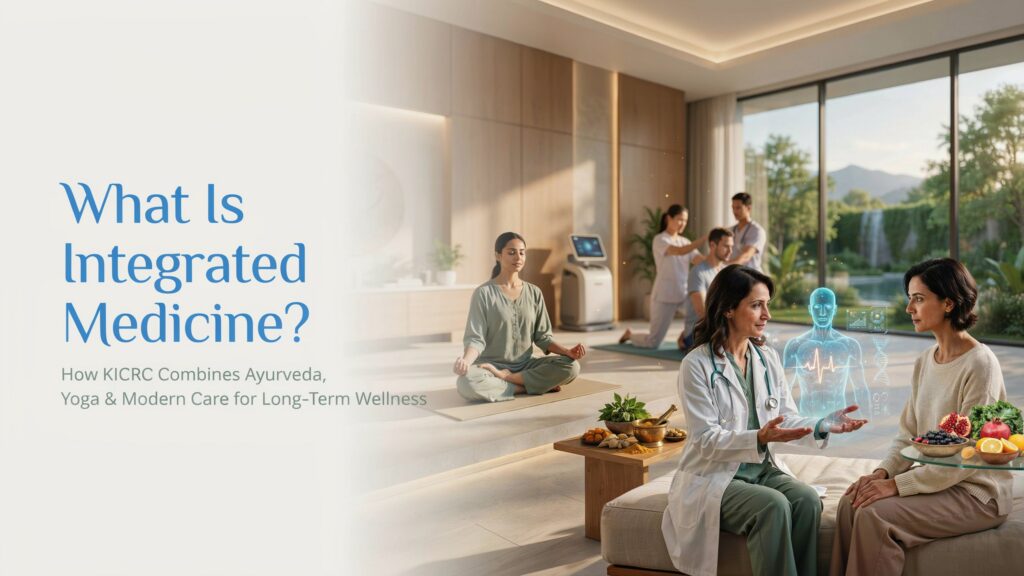 What Is Integrated Medicine? How KICRC Combines Ayurveda, Yoga, Modern Care & Naturopathy